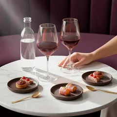 Бокал для вина «Милла» хр.стекло 0,65л D=10,5,H=24,5см прозр., изображение 3