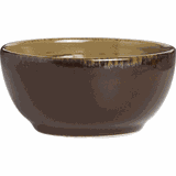 Салатник «Анфора Алма» керамика 0,525л D=140,H=63мм коричнев.,олив.