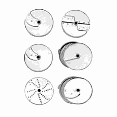 Набор дисков 1961CL50/52/60 «Робот Купе»[7шт] сталь нерж. ,H=24,L=39,B=39см металлич.