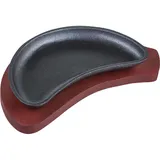 Crescent frying pan, used handles “Amber Cast”  cast iron, wood , H=40, L=215mm