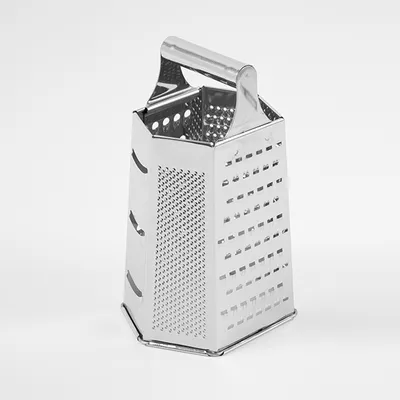 Терка 6-ти сторонняя сталь нерж. ,H=21,8,L=14,B=11см металлич., изображение 3