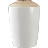 Flower vase “Chino”  porcelain  D=67, H=100mm  white, beige.