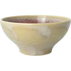 Salad bowl “Aurora Vesuvius Rose Quartz”  porcelain  450 ml  D=140, H=65mm  pink.