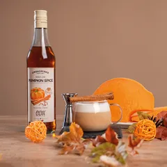 Сироп «Пряная тыква» ODK стекло 0,75л D=65,H=305мм, изображение 2