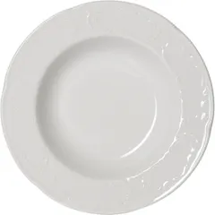 Тарелка глубокая «Моцарт» фарфор 250мл D=20,H=6см белый