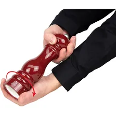 Мельница для соли «Париж Ю Селект» лак дерево D=58,H=220мм бордо, изображение 2