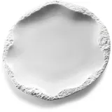Тарелка «Рока» мелкая фарфор D=30см белый