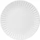 Тарелка «Ригби» мелкая фарфор D=20,6см белый