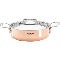 Pan copper,stainless steel 4.9l D=280,H=92mm