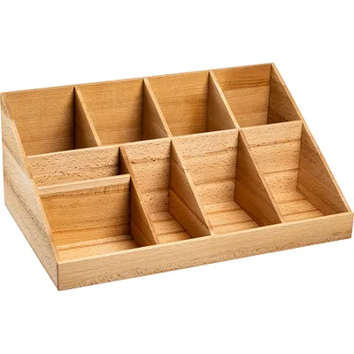 Подставка барная (9 отделений) бук ,H=17,5,L=43,B=26,5см бежев., изображение 6