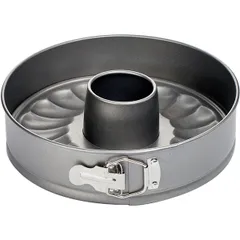 Demountable baking pan  steel, non-stick coating  D=260, H=65mm  black, metallic.