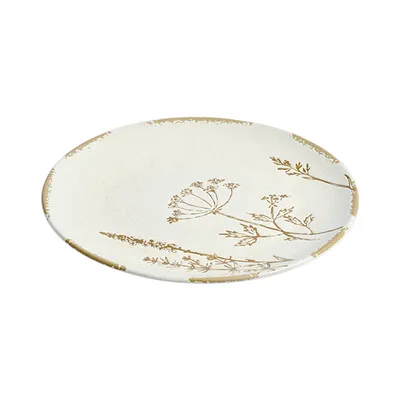 Тарелка «Фенхель» фарфор D=261,H=25мм белый, изображение 2