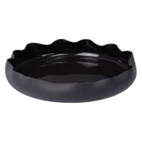 Салатник «Вейв» фарфор 0,55л D=190,H=35мм черный