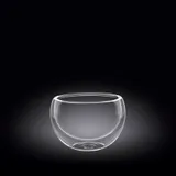 Салатник d =80 мм. 200 мл. h=58 мм. с двойными стенками Термостекло Wilmax /6/120/