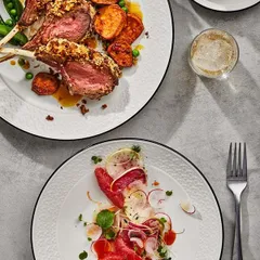 Тарелка «Бид Блэк Бэнд» фарфор D=28см белый,черный, изображение 4