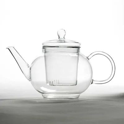Чайник заварочный стекло 1л ,H=14,L=22см прозр.