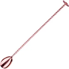 Bar spoon “Probar” with muddler  stainless steel , L=25, B=3cm  copper