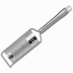 Small hand grater  stainless steel  L=28.5 cm  metal.