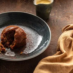 Молочник «Революшн Гранит» фарфор 85мл D=58,H=72,L=75мм серый,коричнев., изображение 2