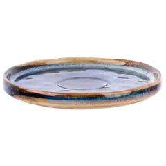 Блюдце «Ирис» фарфор D=120/35,H=18мм голуб., изображение 3