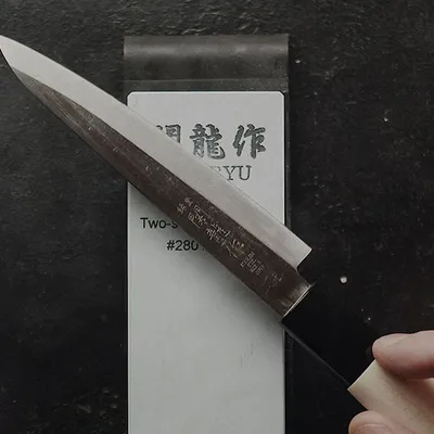 Нож кухонный д/сашими «Киото» односторонняя заточк сталь нерж.,дерево ,L=330/210,B=28мм, изображение 3