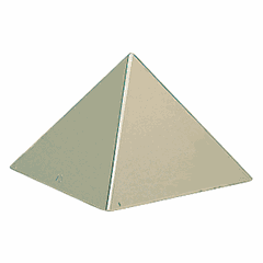 Confectionery mold “Pyramid”  stainless steel , H=10, L=15cm