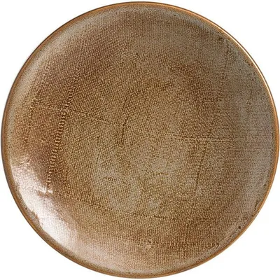 Тарелка «Анфора Алма» мелкая керамика D=25,5см коричнев.