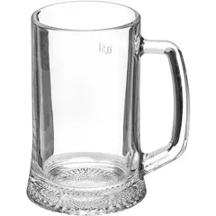 Кружка для пива «Дрезден» стекло 0,5л D=90,H=160,B=128мм прозр., изображение 2