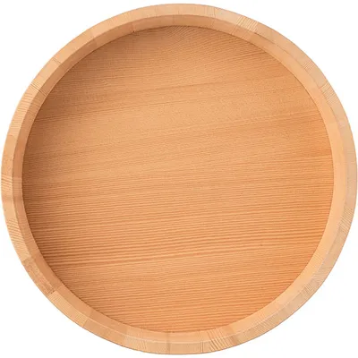 Кадка для риса дерево,пластик D=33/35,H=10см бежев., изображение 4