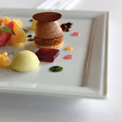 Блюдо «Тайм сквэа» квадратное фарфор ,L=25,B=25см белый, изображение 3