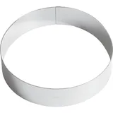 Кольцо кондитерское сталь нерж. D=200,H=45мм металлич.