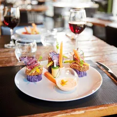 Тарелка «Эволюшнс Гранит» мелкая стекло D=27см серый, изображение 4