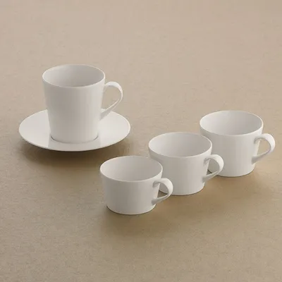Чашка чайная «Пьюрити» эко-кост. фарф. 190мл D=85,H=54мм белый, Объем по данным поставщика (мл): 190, изображение 5