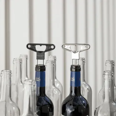 Открывалка для бутылок «Эксесориз» сталь нерж. ,H=5,L=211,B=140мм черный,стальной, изображение 3
