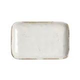 Блюдо для подачи «Фенхель» фарфор ,H=28,L=204,B=130мм белый