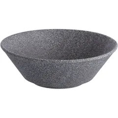 Salad bowl “Granite”  porcelain  0.5 l  D=150/180, H=55mm  gray, matte