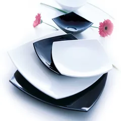 Тарелка «Квадрато» мелкая стекло ,L=19,B=19см белый, изображение 3