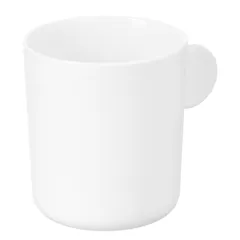 Кружка «Афрос» кост.фарф. 400мл ,H=11,5см белый, изображение 3