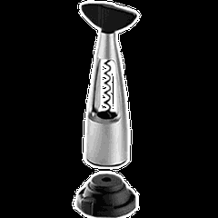 Corkscrew with foil cutter  stainless steel, abs plastic  D=65, H=195, B=65mm  silver, black