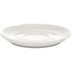 Блюдце «Мелодия» фарфор D=140/53,H=17мм белый, изображение 2