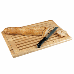 Доска разделочная для хлеба дерево ,H=2,L=48,B=32см коричнев.