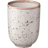 Стакан для горячих напитков «Пунто Бьянка» фарфор 350мл D=85,H=110мм белый,черный