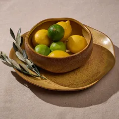 Салатник «Эггшелл Нейчер» фарфор 0,85л D=17,H=7см коричнев., изображение 2