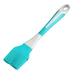 Pastry brush (up to 200 °C)  plastic, silicone , H=15, L=220, B=40mm  blue, white