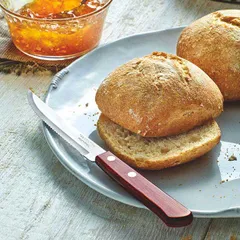 Нож для стейка с деревянной ручкой набор[3шт] сталь нерж. ,L=228/115,B=7мм металлич., изображение 3