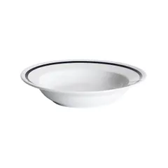 Тарелка для пасты «Эр-гоу!» керамика 1л D=215,H=40мм белый,синий