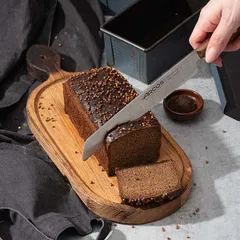 Доска для подачи дуб ,H=25,L=310,B=160мм деревян.,черный дуб, изображение 4