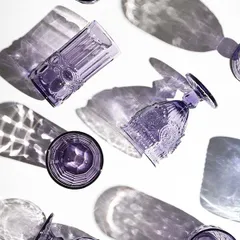 Хайбол (стакан) стекло 300мл D=69,H=138мм фиолет., изображение 3