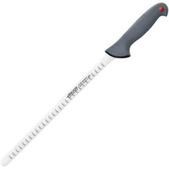 Нож для тонкой нарезки «Колор проф» сталь нерж.,полипроп. ,L=44/30см серый
