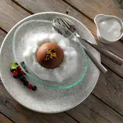 Тарелка «Инк Грэй» мелкая фарфор D=30см белый, изображение 3